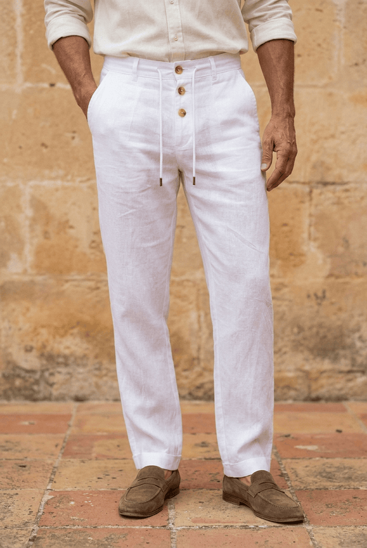 Allan - Breathable Linen Trousers