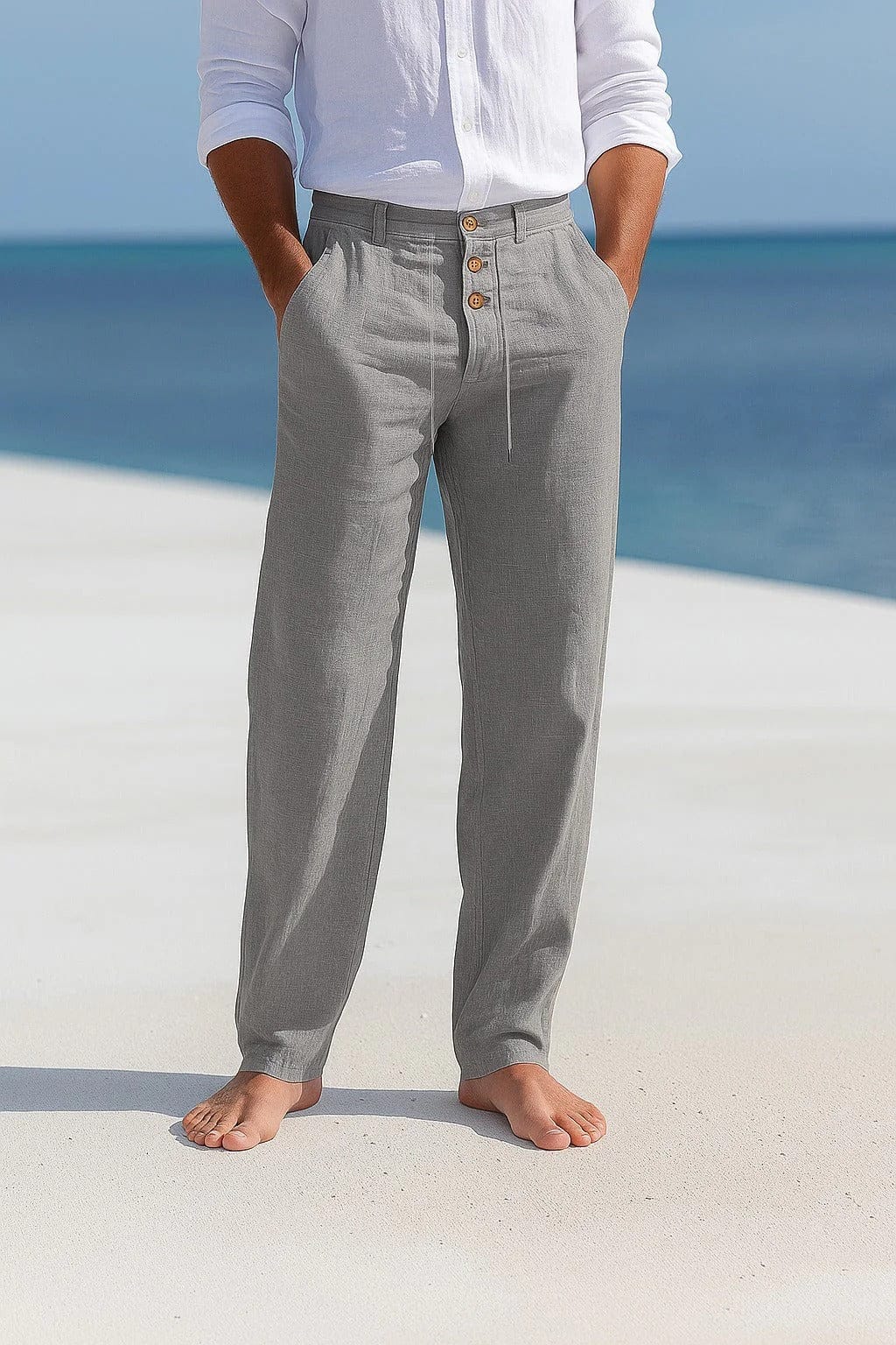 Allan - Breathable Linen Trousers