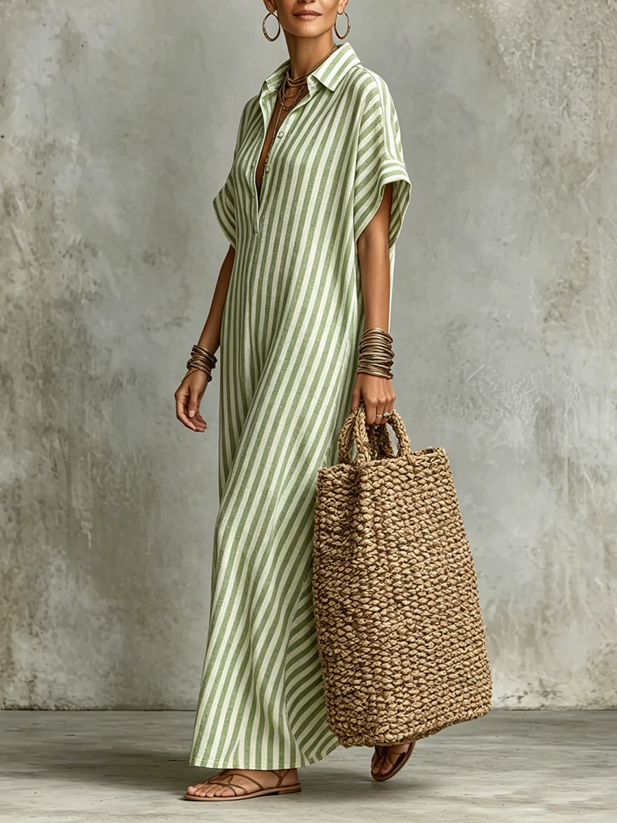 Gema - Striped Breathable Dress