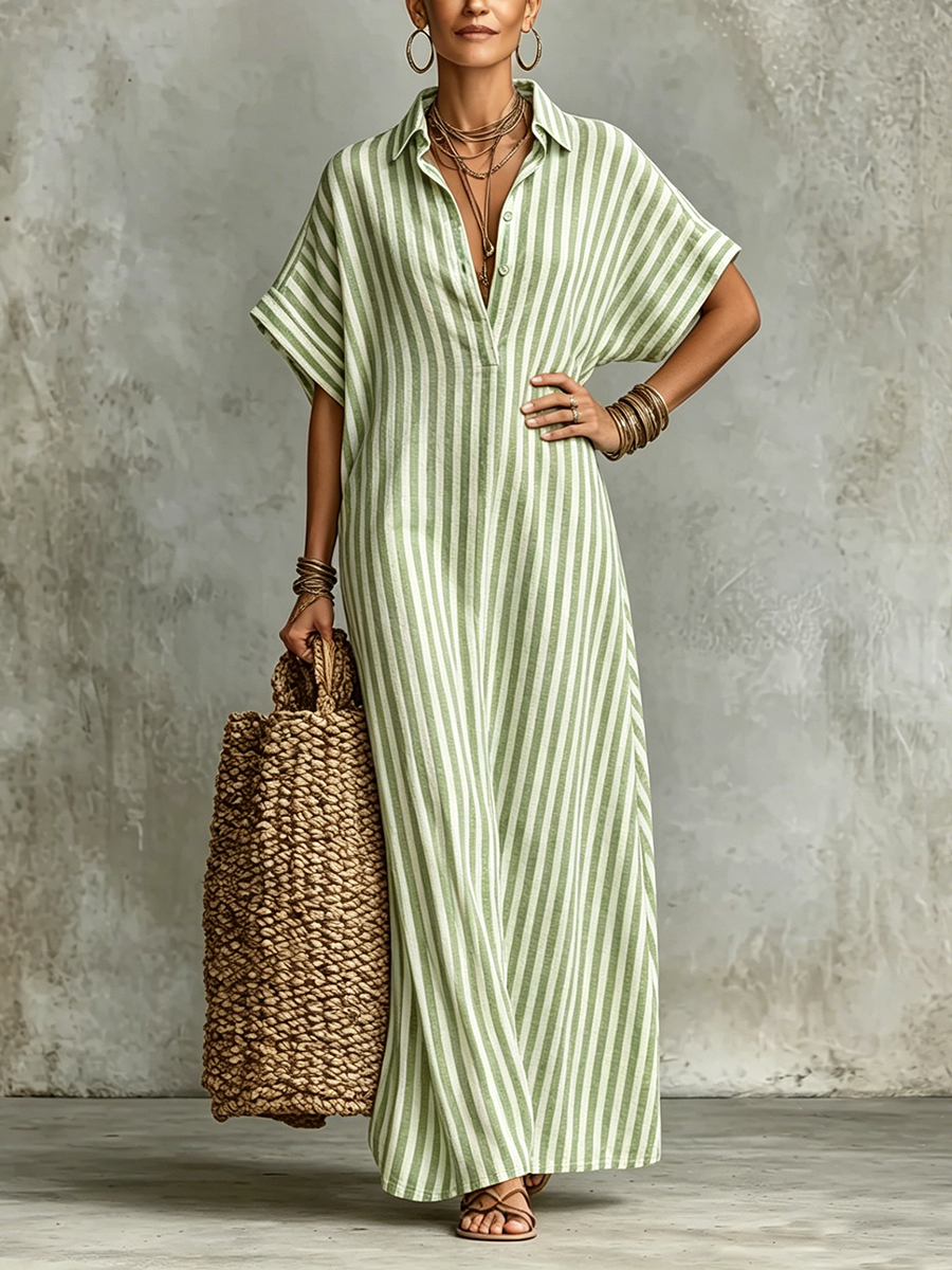 Gema - Striped Breathable Dress