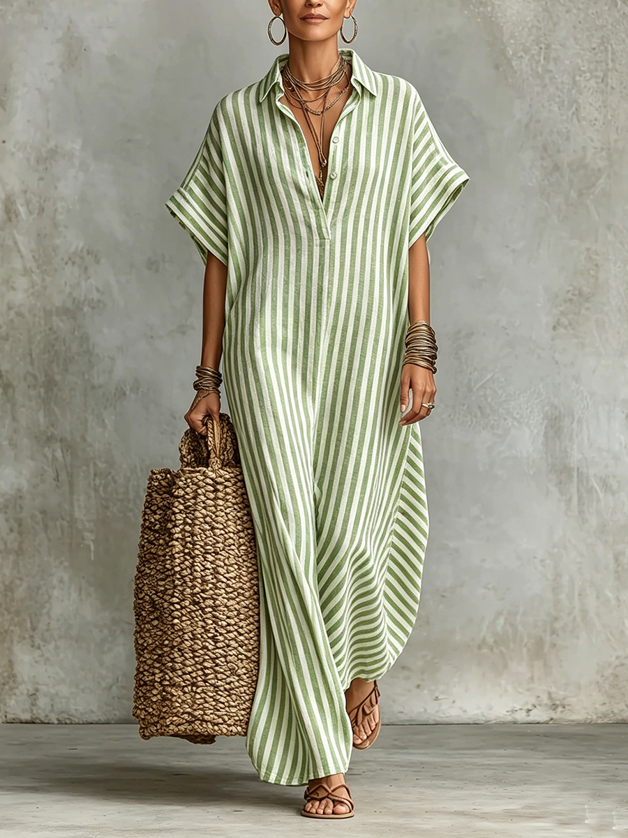 Gema - Striped Breathable Dress