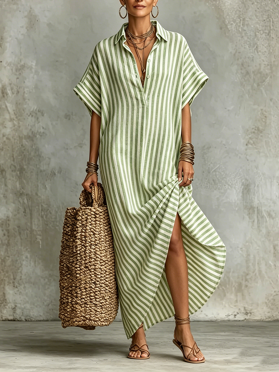 Gema - Striped Breathable Dress