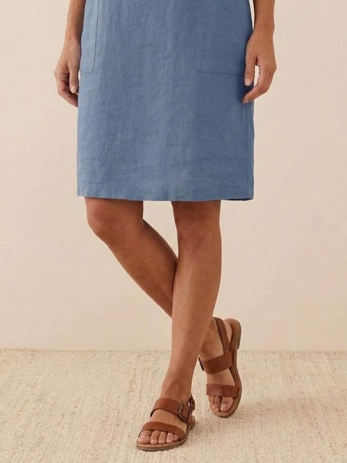 Erika - Round Neck Long Sleeve Everyday Dress