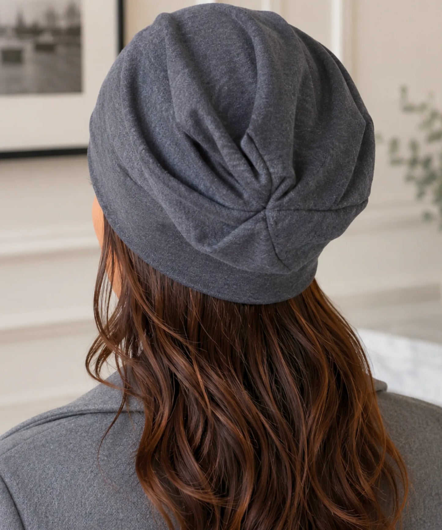 Luna - Elastic Oversized Women's Beanie
