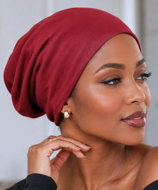 Luna - Elastic Oversized Women's Beanie